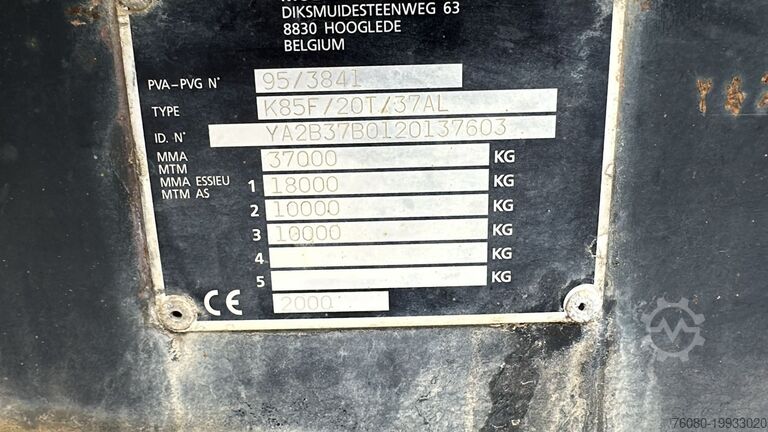 Lori sampah ATM OSD48 (BE TRAILER / STEEL TIPPER / STEEL CHASSI...