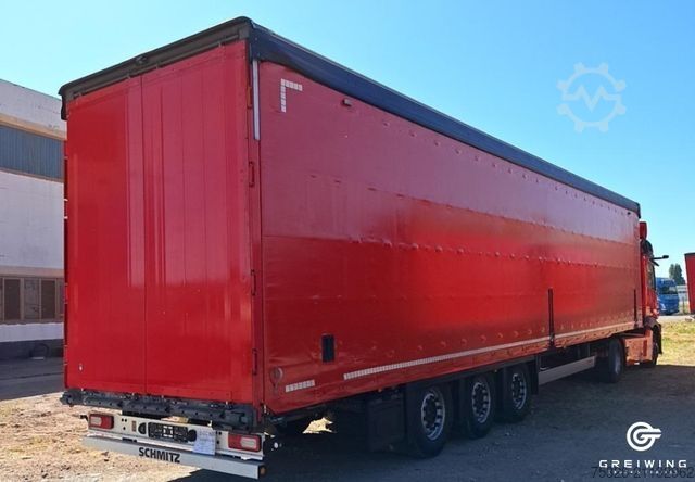 مقطورة نصفية مفتوحة مع قماش مشمع SCHMITZ CARGOBULL SCS 24/L 13.62 Mega