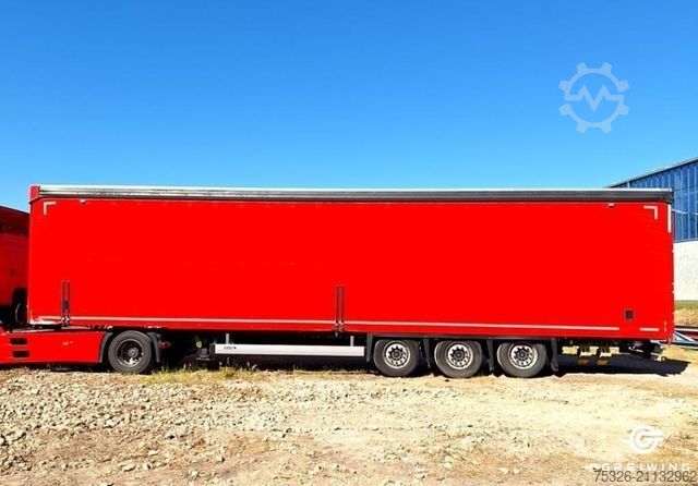 مقطورة نصفية مفتوحة مع قماش مشمع SCHMITZ CARGOBULL SCS 24/L 13.62 Mega