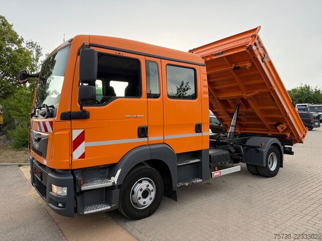 Kiepwagen MAN TGL 12.250 Meiller/DoKa 6Sitze/2xAHK/Klima/EURO6
