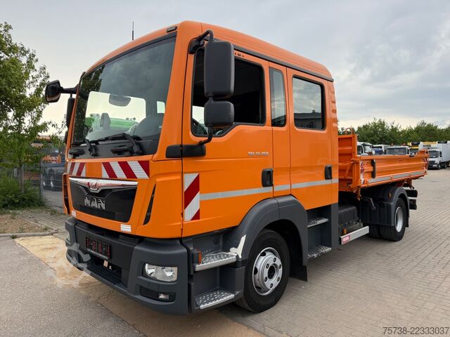 Driezijdige kipper MAN TGL 12.250 Meiller/DoKa 6Sitze/2xAHK/Klima/EURO6
