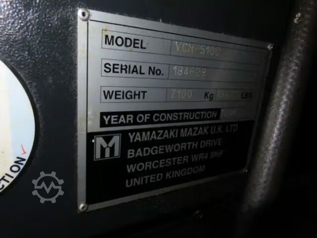 Vertikalni cnc obradni centar MAZAK Nexus VCN-510C