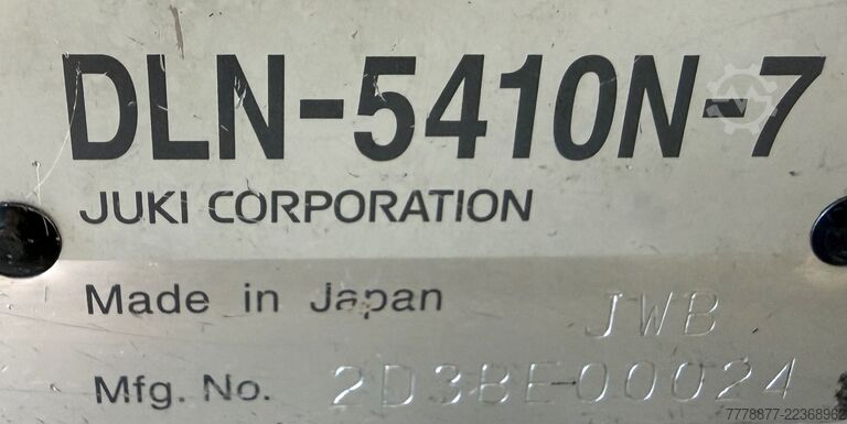 швейна машина (ЛОТ з 4 шт.) JUKI DLN-5410N-7