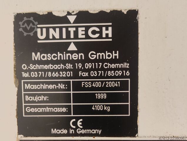 Mesin frais UNITECH FSS 400 dengan kontrol Siemens S7 UNITECH FSS 400