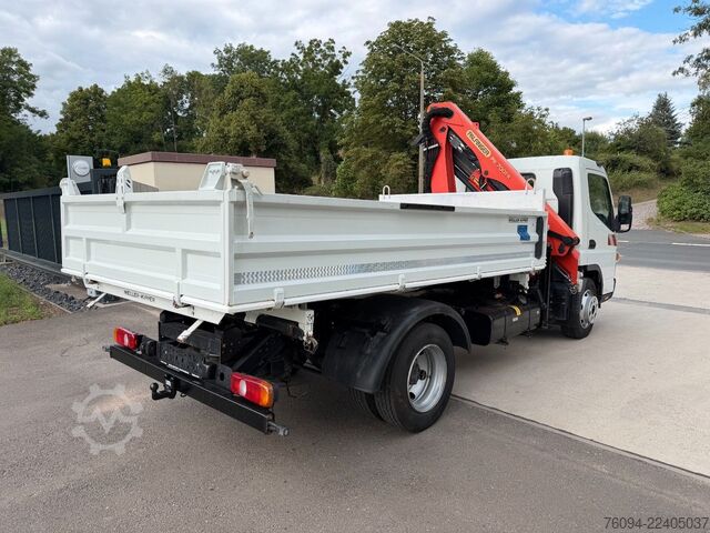 Lastebilmontert kranbil FUSO Canter 7C15 Kipper KRAN Palfinger AHK  3to