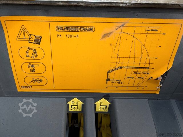 Lastebilmontert kranbil FUSO Canter 7C15 Kipper KRAN Palfinger AHK  3to