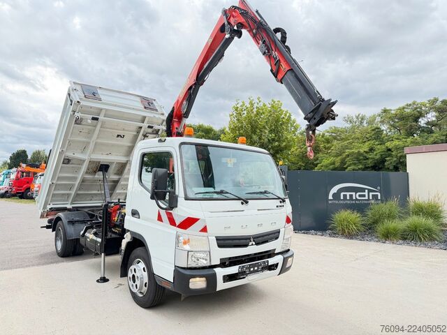 Tipper varebil FUSO Canter 7C15 Kipper KRAN Palfinger AHK  3to