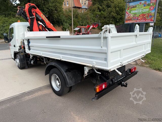 Tipper varebil FUSO Canter 7C15 Kipper KRAN Palfinger AHK  3to