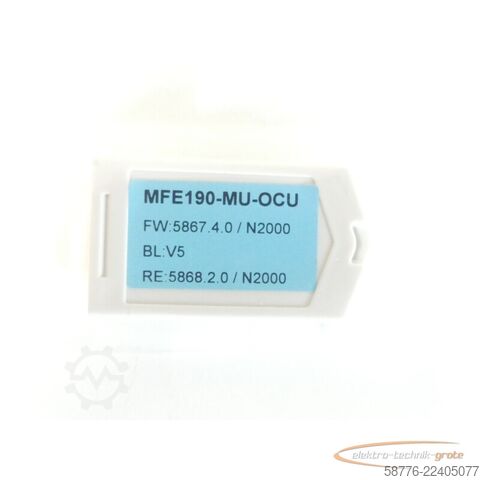 উপাদান ABB MFE190-04UN-06A0-2 Servoumrichter SN W182260083