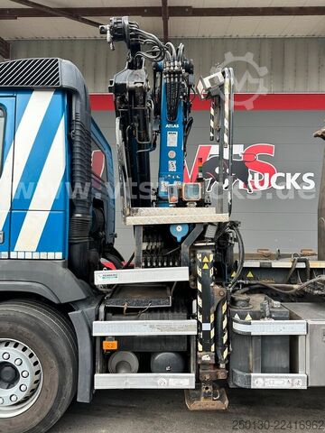 Abrollkipper VOLVO FM 410 8x4 BL Tridem VDL & ATLAS 206.3E LK *10 m