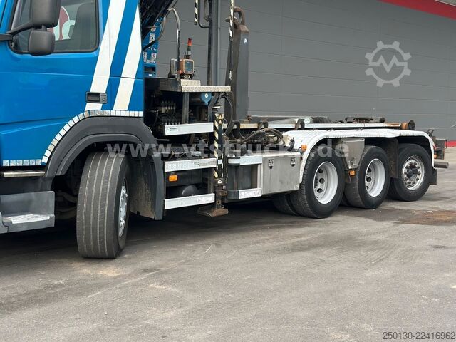 Abrollkipper VOLVO FM 410 8x4 BL Tridem VDL & ATLAS 206.3E LK *10 m