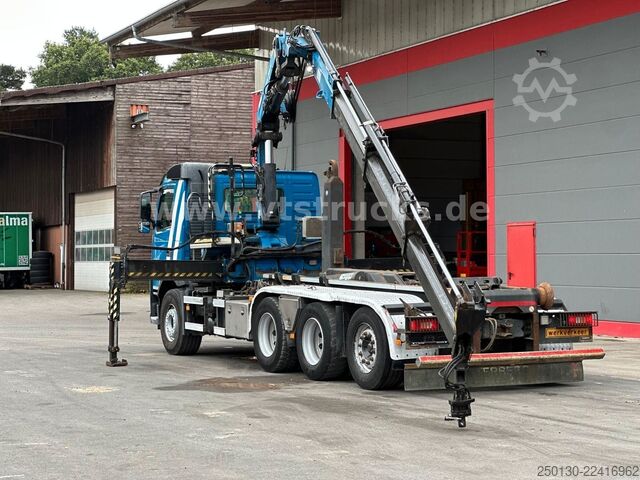 Abrollkipper VOLVO FM 410 8x4 BL Tridem VDL & ATLAS 206.3E LK *10 m