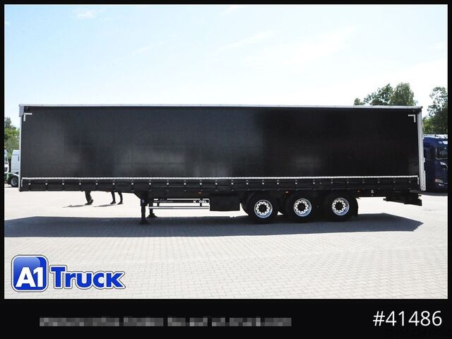 Atvira puspriekabė su tentu KOEGEL S 24 Tautliner, Alufelgen, neue Plane, VDI 2700