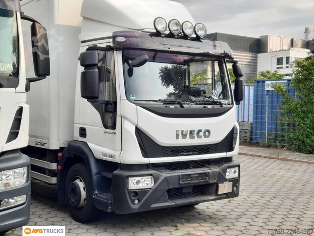 Truk boks IVECO ML 140 E 28 Koffer 7,3 m LBW 1,5 t AHK 3-Sitzer