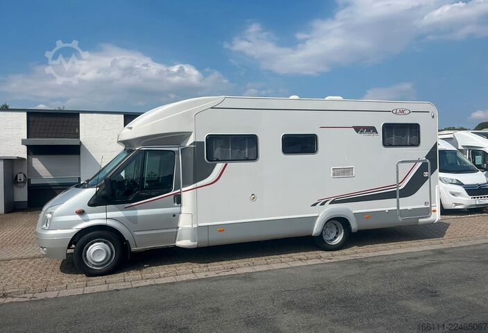 Camper semintegrato LMC T 708 G - Einzelbetten - Klima - Markise -