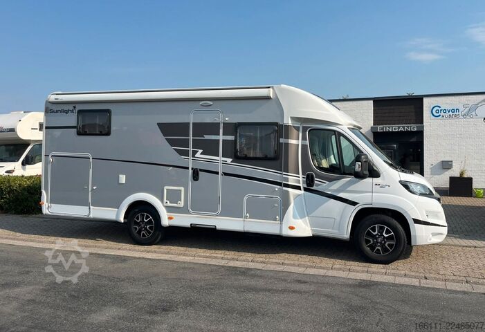 Camper semintegrato SUNLIGHT Aktive T 67 - Hub/Einzelbetten - auto/Sat/TV -