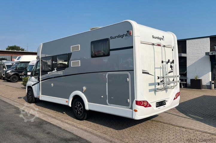 Camper semintegrato SUNLIGHT Aktive T 67 - Hub/Einzelbetten - auto/Sat/TV -