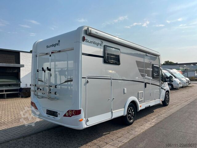 Camper semintegrato SUNLIGHT Aktive T 67 - Hub/Einzelbetten - auto/Sat/TV -