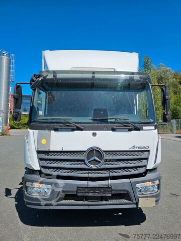 平板卡车带帆布篷布 MERCEDES-BENZ Atego 12-24 PL-SP- Blatt/Luft- Klima- LBW