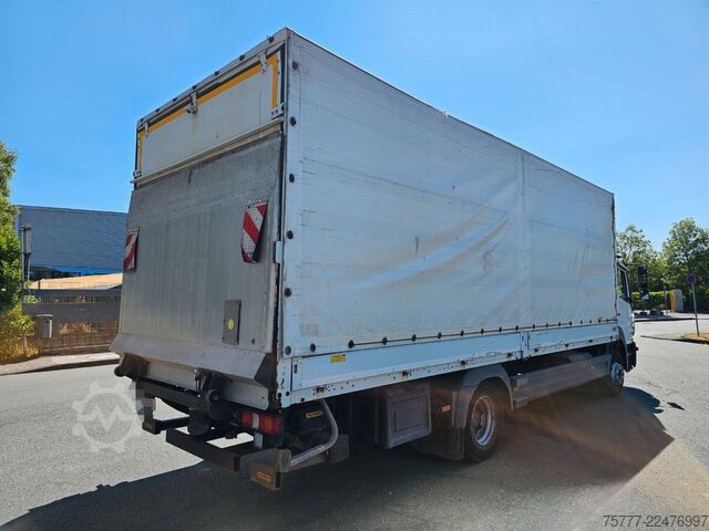 平板卡车带帆布篷布 MERCEDES-BENZ Atego 12-24 PL-SP- Blatt/Luft- Klima- LBW