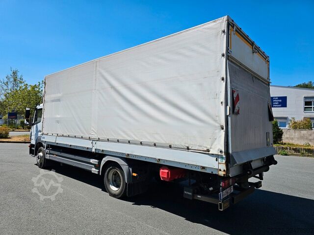 平板卡车带帆布篷布 MERCEDES-BENZ Atego 12-24 PL-SP- Blatt/Luft- Klima- LBW