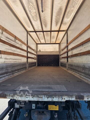 平板卡车带帆布篷布 MERCEDES-BENZ Atego 12-24 PL-SP- Blatt/Luft- Klima- LBW