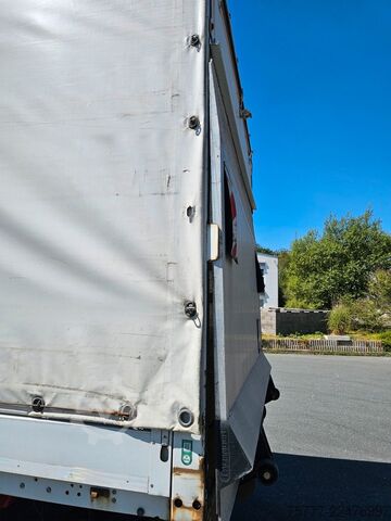 平板卡车带帆布篷布 MERCEDES-BENZ Atego 12-24 PL-SP- Blatt/Luft- Klima- LBW