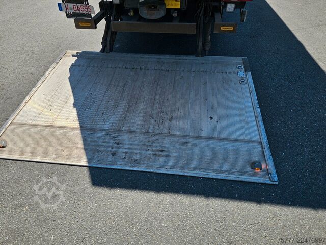 平板卡车带帆布篷布 MERCEDES-BENZ Atego 12-24 PL-SP- Blatt/Luft- Klima- LBW