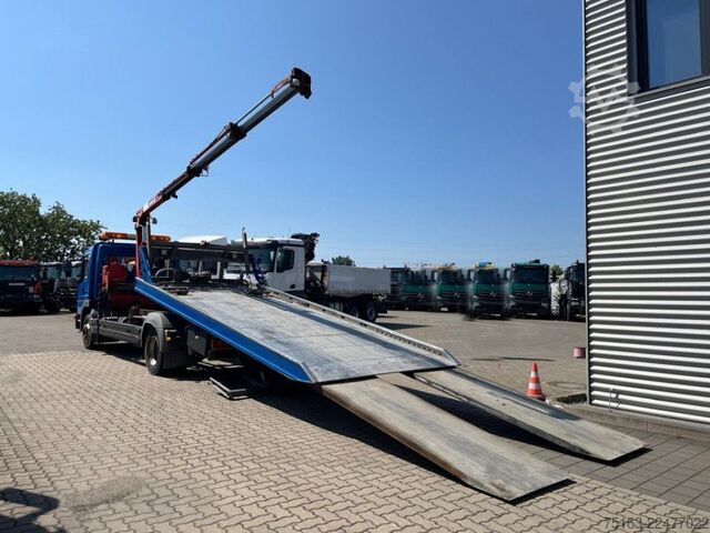 Kamyon üzerine monteli vinç MERCEDES-BENZ Atego 1218 L Pritsche Kran Verschiebepl.+Brille