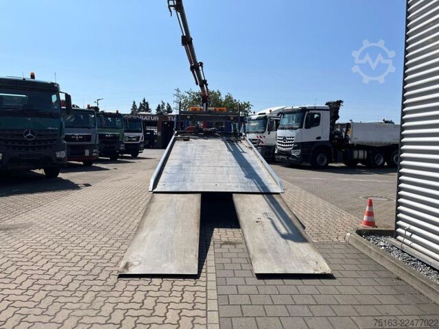 Kamyon üzerine monteli vinç MERCEDES-BENZ Atego 1218 L Pritsche Kran Verschiebepl.+Brille