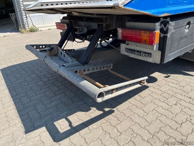 Kamyon üzerine monteli vinç MERCEDES-BENZ Atego 1218 L Pritsche Kran Verschiebepl.+Brille
