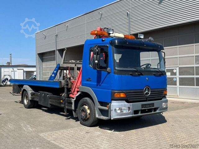 Çekici MERCEDES-BENZ Atego 1218 L Pritsche Kran Verschiebepl.+Brille