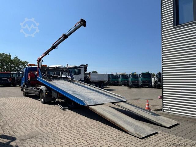 Çekici MERCEDES-BENZ Atego 1218 L Pritsche Kran Verschiebepl.+Brille