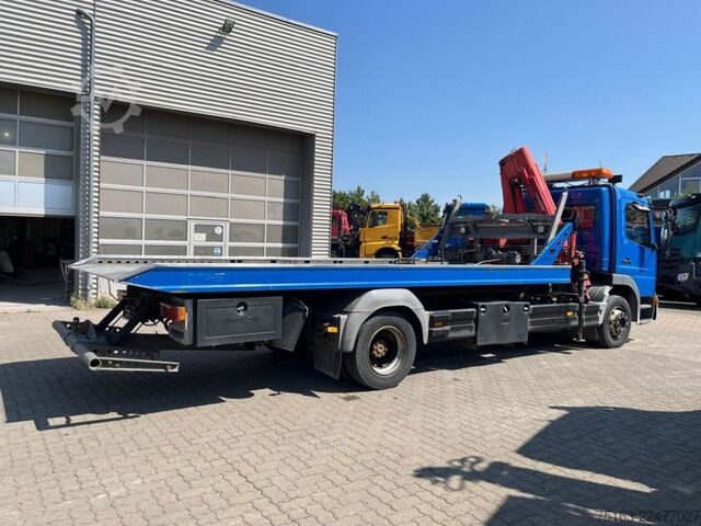 Çekici MERCEDES-BENZ Atego 1218 L Pritsche Kran Verschiebepl.+Brille