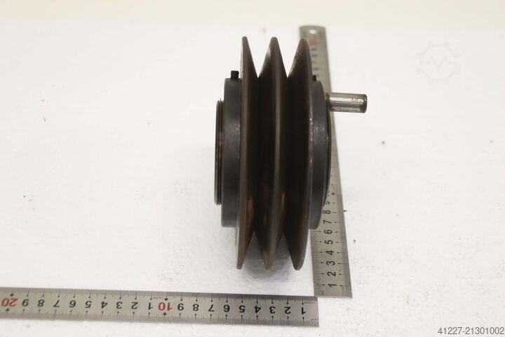 Polia de correia trapezoidal de 2 canais Ø153 mm Alu V-Riemenscheibe mit variabler Steigung