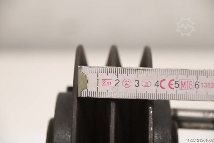 Polia de correia trapezoidal de 2 canais Ø153 mm Alu V-Riemenscheibe mit variabler Steigung