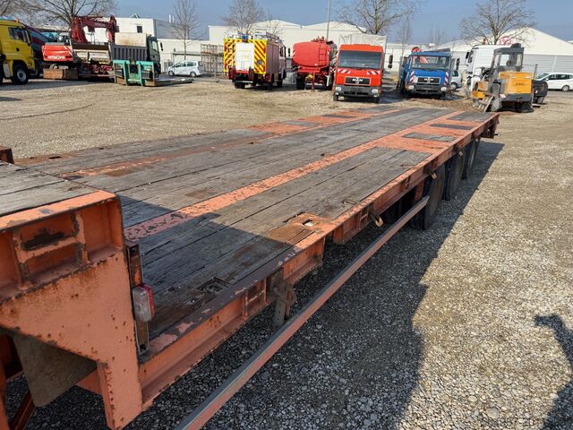 Poluprikolica niske platforme Reisch RPTS 35/24 Tiefladerauflieger Container