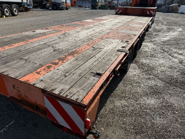 Poluprikolica niske platforme Reisch RPTS 35/24 Tiefladerauflieger Container