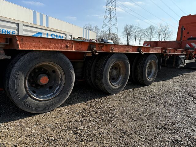Poluprikolica niske platforme Reisch RPTS 35/24 Tiefladerauflieger Container