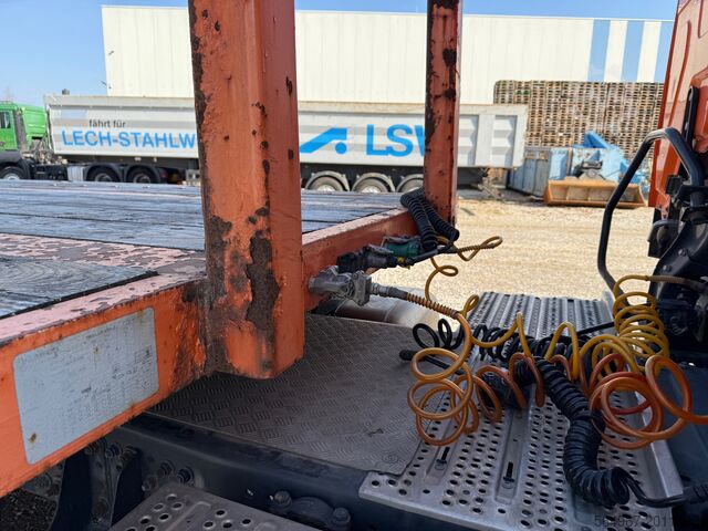 Poluprikolica niske platforme Reisch RPTS 35/24 Tiefladerauflieger Container