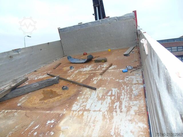 Camión grúa DAF CF 75.240 ATI + EURO 2 + HIAB 090 + 3SIDE TIPPER