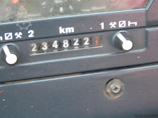 Camión grúa DAF CF 75.240 ATI + EURO 2 + HIAB 090 + 3SIDE TIPPER