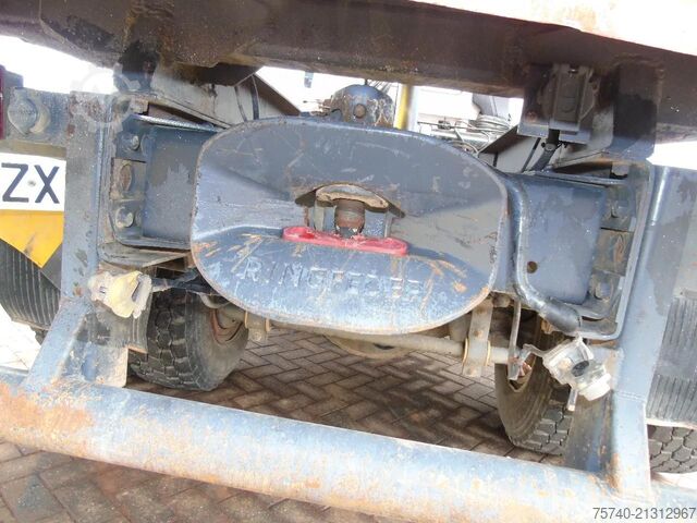 Camión grúa DAF CF 75.240 ATI + EURO 2 + HIAB 090 + 3SIDE TIPPER