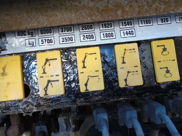 מטה תלת כיווני MAN TGX + 6x6 + HIAB 166 E3 HIPRO + 3SIDE TIPPER