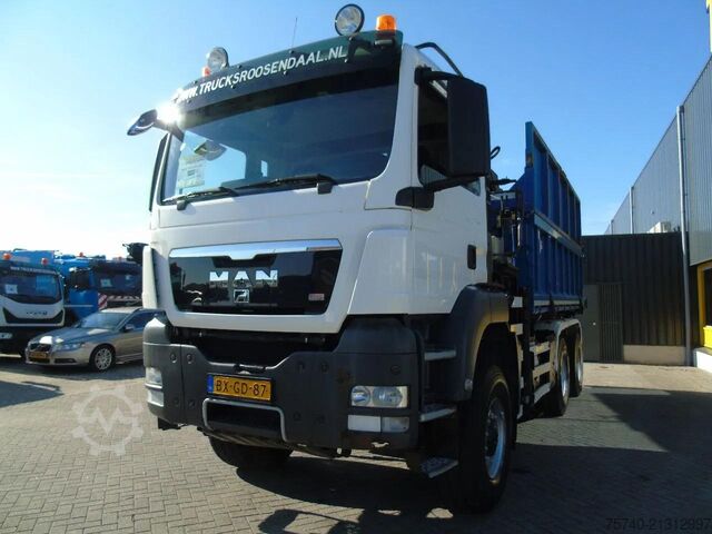 מטה תלת כיווני MAN TGX + 6x6 + HIAB 166 E3 HIPRO + 3SIDE TIPPER