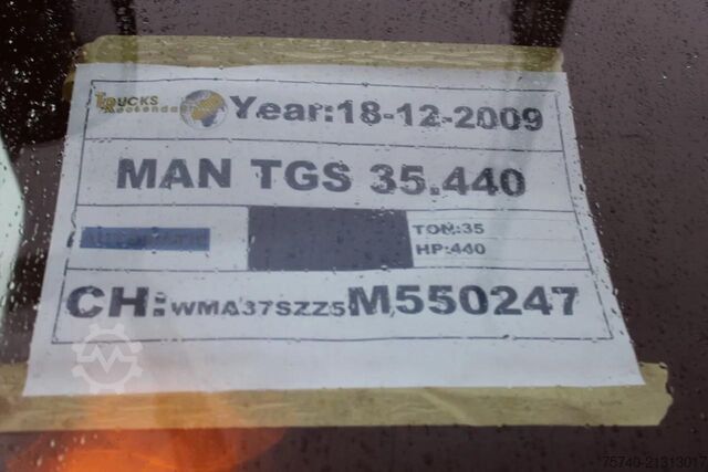 起重卡车 MAN TGS 35.440 + COPMA 450 6x + 8X4 + SPRING + MANU...