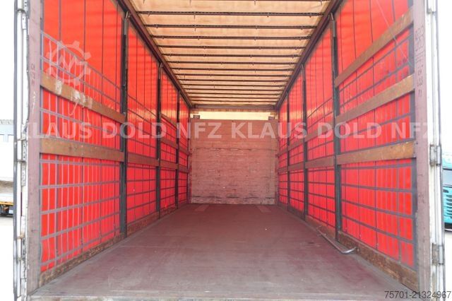 تریلر نیمه باز با چادر برزنتی SCHMITZ CARGOBULL S3 Pritsche Plane Edscha SCHMITZ-ACHSEN