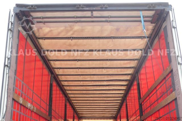 تریلر نیمه باز با چادر برزنتی SCHMITZ CARGOBULL S3 Pritsche Plane Edscha SCHMITZ-ACHSEN