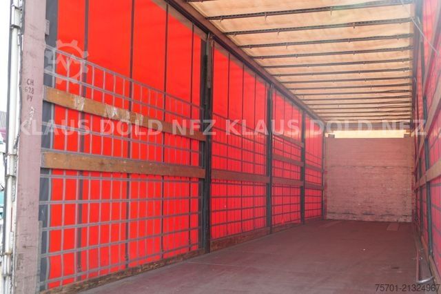 تریلر نیمه باز با چادر برزنتی SCHMITZ CARGOBULL S3 Pritsche Plane Edscha SCHMITZ-ACHSEN