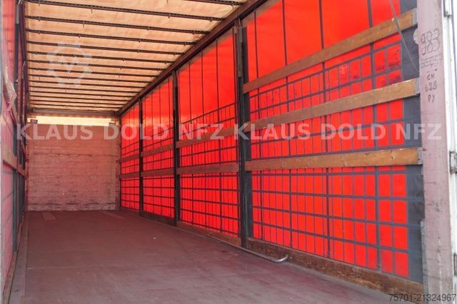 تریلر نیمه باز با چادر برزنتی SCHMITZ CARGOBULL S3 Pritsche Plane Edscha SCHMITZ-ACHSEN